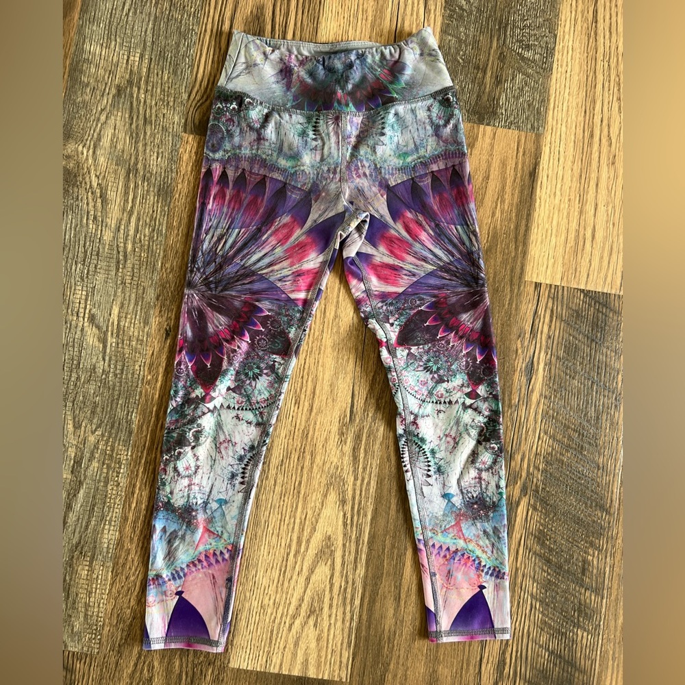 Psychedelic Eco-friendly Yoga Leggings